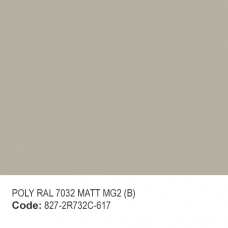 POLYESTER RAL RAL 7032 MATT MG2 (B)